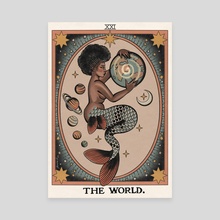 The World - Canvas by Jessica O.