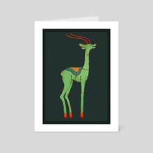 Deer - Art Card by Ella May