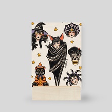 Everyday is Halloween - Mini Print by Jessica O.