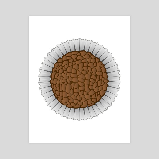 Illustration of sweet Brazilian Brigadier food. Ideal for informational culinary and institutional C (1) by Stormy Withers