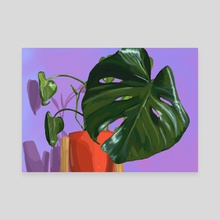 Monstera II  - Canvas by Skylar Blu