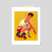 Roller Bucky - New - Art Card by Kevin Wada