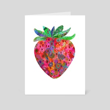 Strawberry - Art Card by Noemí Ibarz
