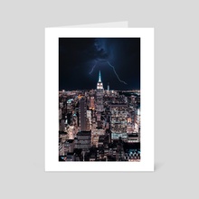 architecture buildings city - Art Card by Desi S