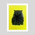 Bed Hair - Art Print by Titsay 