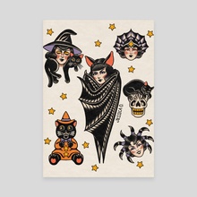 Everyday is Halloween - Canvas by Jessica O.