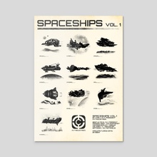 SPACESHIPS VOL 1 - Acrylic by Carly A-F
