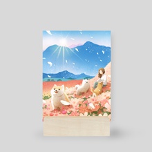 Flowers - Mini Print by Yunzhen Ho