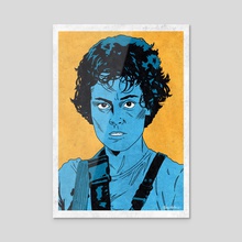 ELLEN RIPLEY - Aliens (Pop Art) - Acrylic by Famous  Weirdos