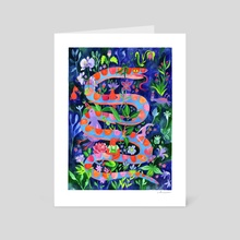 Night Garden  - Art Card by Lisa Hanawalt