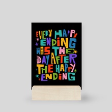 Happy Ending - Mini Print by Maria Ku