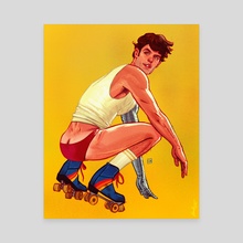 Roller Bucky - New - Canvas by Kevin Wada
