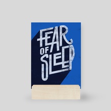 Fear of Sleep - Mini Print by Maria Ku
