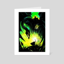 WITCHKING (baleful green) - Art Card by Carly A-F