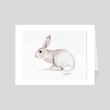 Rabbit - Art Card by Wilber  Alfaro