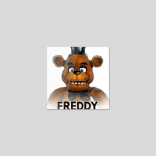 Freddy Faz Bear FNAF - Sticker by Catherine Lucchi