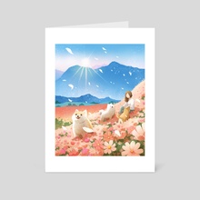 Flowers - Art Card by Yunzhen Ho