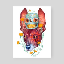 Perro De Los Muertos - Poster by Kit Mizeres