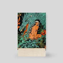 Dragon Year  - Mini Print by Em Niwa