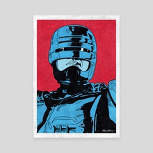 ROBOCOP (Pop Art) - Canvas by Famous  Weirdos