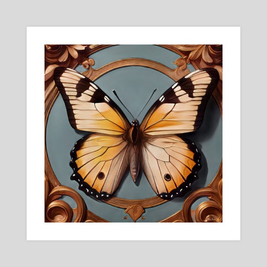 Yellow butterfly 3 by MacSwed INK