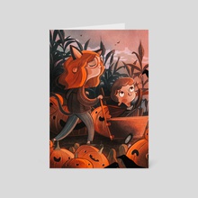Pumpkin patch - Card pack by Jelke van Antwerpen