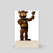 Freddy Fazbear (2) - Mini Print by Catherine Lucchi