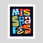 Misshapes - Art Print by Maria Ku