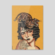 Wild love - Acrylic by Jessica O.