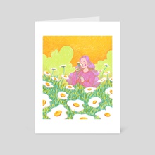 Sunny Side Up - Art Card by Salvia 