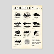 SPACESHIPS VOL 1 - Canvas by Carly A-F