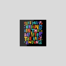 Happy Ending - Sticker by Maria Ku
