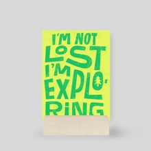 Not Lost Exploring - Mini Print by Maria Ku