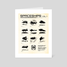 SPACESHIPS VOL 1 - Art Card by Carly A-F