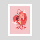 Valentine's day - Art Print by lea charbonnier