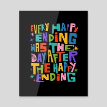 Happy Ending - Acrylic by Maria Ku