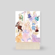 Taylor Swift's The Eras Tour - Mini Print by Ash Erasillustrator