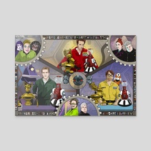 MST3K 30th anniversary tribute - Acrylic by Bill Mudron