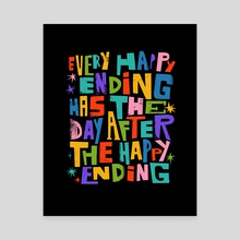 Happy Ending - Canvas by Maria Ku
