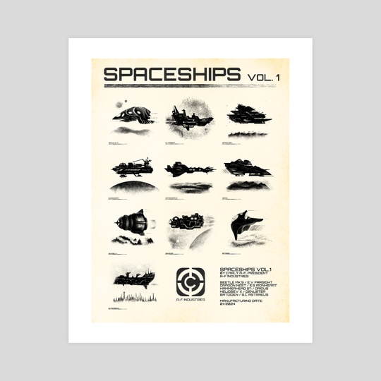 SPACESHIPS VOL 1 by Carly A-F