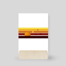 TATOOINE SUN - Mini Print by Ladarius Claudio