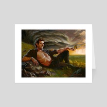 Ian Malcolm: From Chaos - Art Card by Young John Larriva
