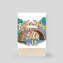 Build Bridges - Mini Print by RazZohar Weissman