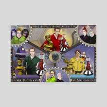 MST3K 30th anniversary tribute - Canvas by Bill Mudron