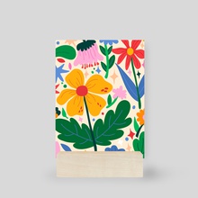 Flower Mixtape - Mini Print by Kintsugi 99