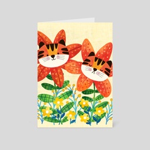 Cute Tiger Lilies - Card pack by Tracey Coon