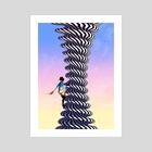 The Climb - Art Print by Dániel Taylor