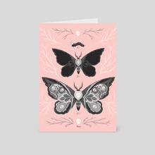 Death's Head Hawkmoth - Card Pack by Lisa Perrin