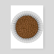 Illustration of sweet Brazilian Brigadier food. Ideal for informational culinary and institutional C (1) - Poster by Stormy Withers