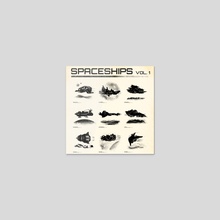 SPACESHIPS VOL 1 - Sticker by Carly A-F